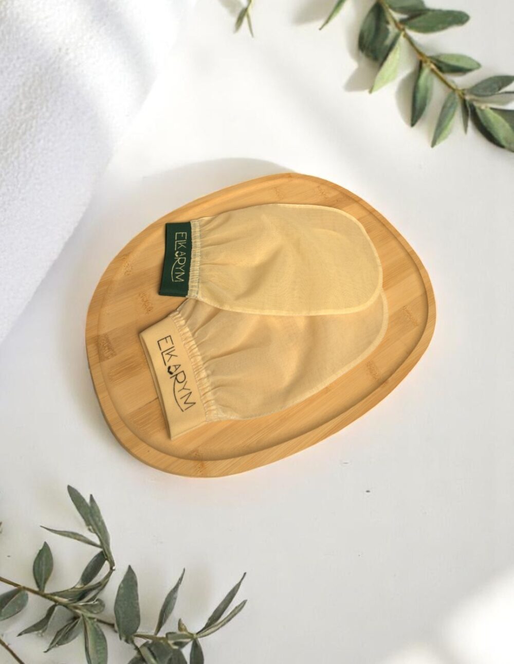 Gant exfoliant en soie 100%